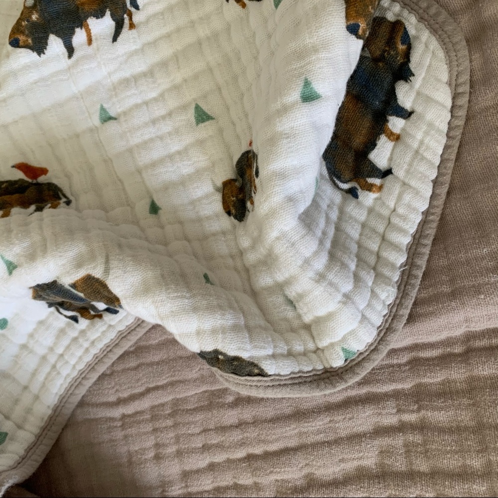 Little unicorn bison quilt